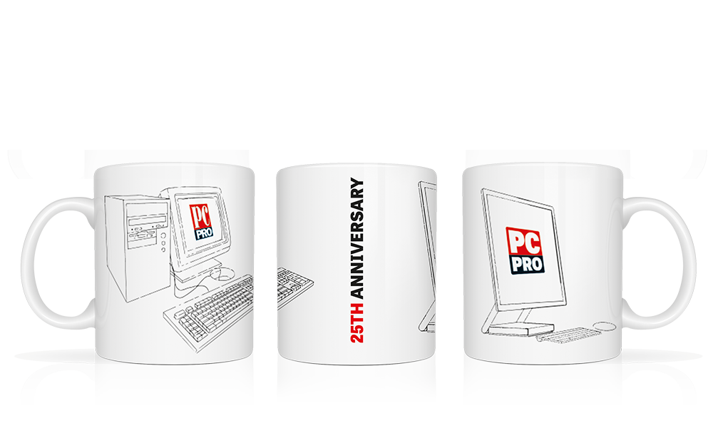 PC Pro 25th Anniversary mug